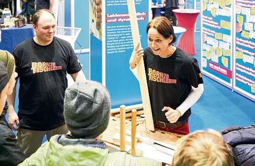 Auf der Messe gibt’s Handwerk zum Anfassen Foto: HWK Auf der Messe gibt’s Handwerk zum Anfassen Foto: HWK