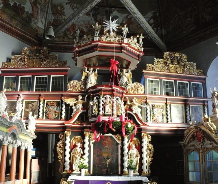 Barockaltar in St. Pankratius, Neuenfelde. FOTO: CORNELIA STRAUSS