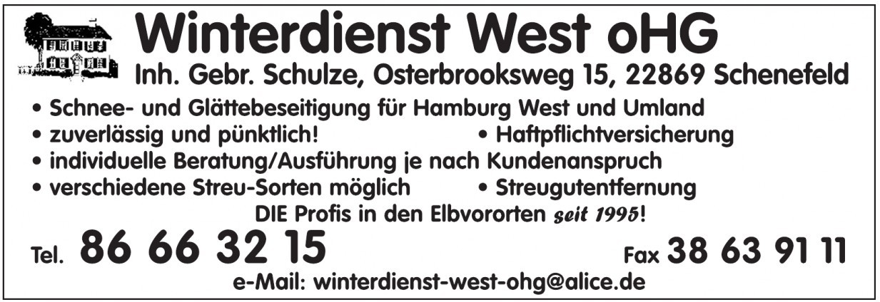 Winterdienst West oHG, Inh. Gerb. Schulze