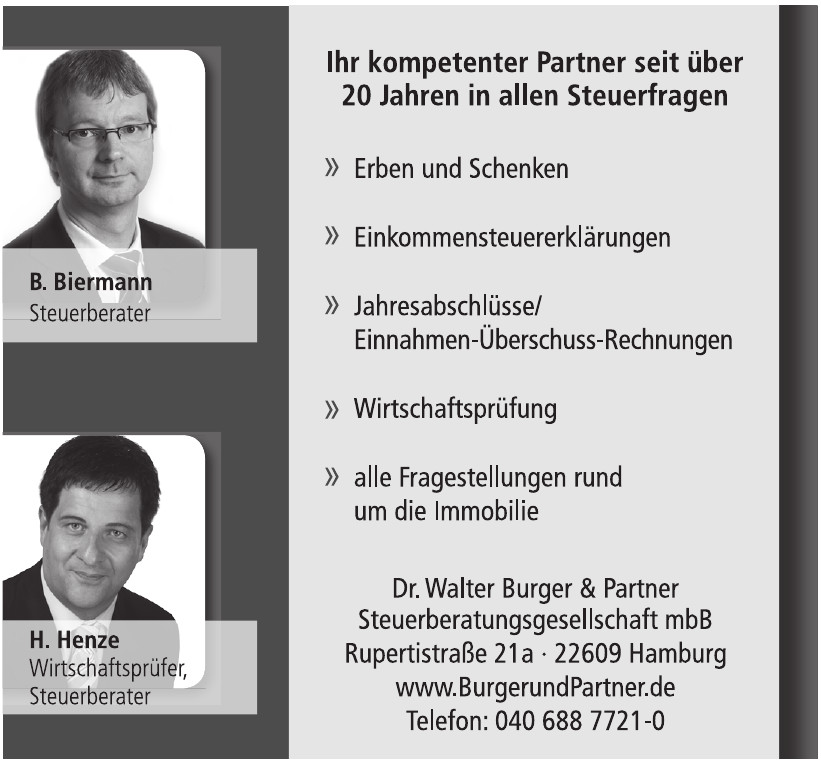 Dr. Walter Burger & Partner Steuerberatungsgesellschaft mbB