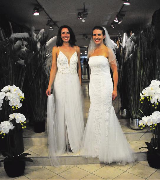 Schönste Kleider für die Hochzeitsfeier aus dem Modehaus Dwenger Foto: pr Schönste Kleider für die Hochzeitsfeier aus dem Modehaus Dwenger Foto: pr