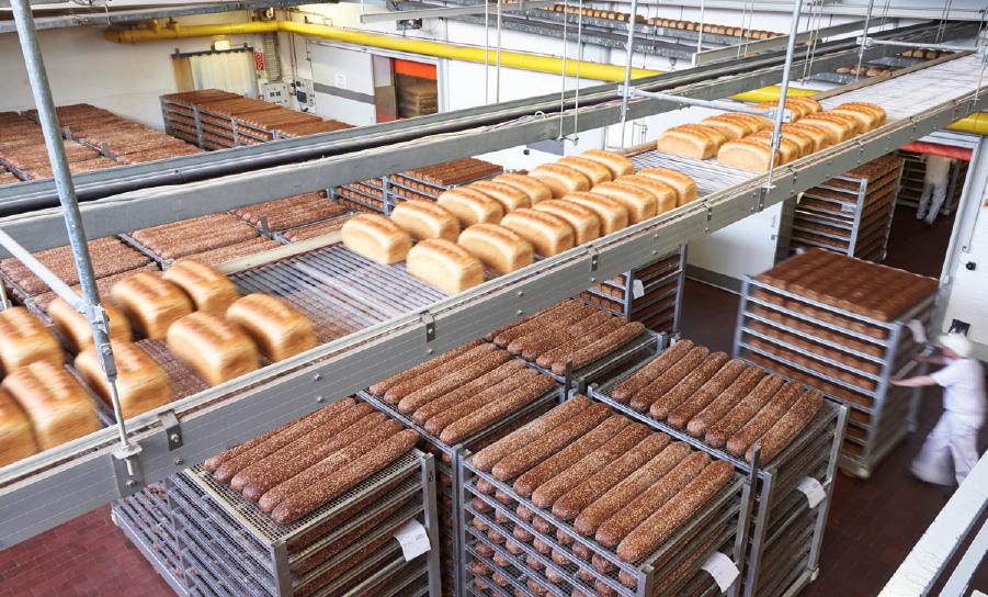 Ganz verschiedene Sorten Brot entstehen im Werk Schenefeld