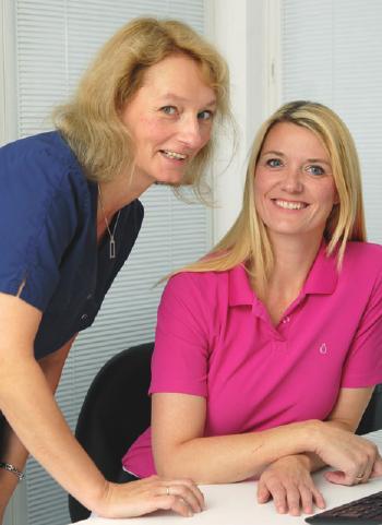 Fachärztin Maija Klewenhagen (re.) mit ihrer Assistentin