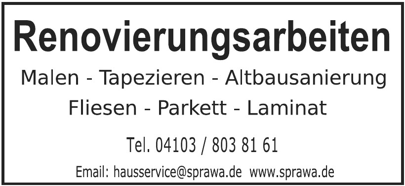 SPRAWA-HAUSSERVICE