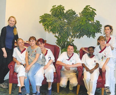 Das freundliche Team freut sich auf einen neuen Mitarbeiter Foto: kg Das freundliche Team freut sich auf einen neuen Mitarbeiter Foto: kg