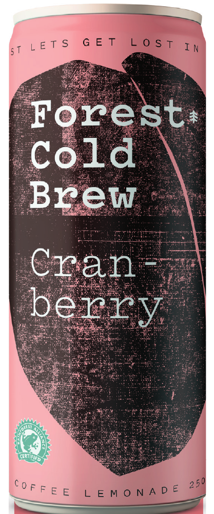 Kalter Kaffee trifft auf Cranberry Grafik: Forest Getränke GmbH Kalter Kaffee trifft auf Cranberry Grafik: Forest Getränke GmbH