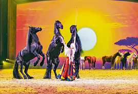 Szene aus Apassionatas „Gefährten des Lichts“ Szene aus Apassionatas „Gefährten des Lichts“