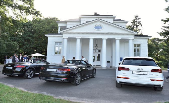 Sponsor Audi präsentierte neue Modelle vor dem Gosslerhaus
