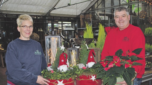 Nina und Jörn Schmidt laden ab 22. November zur Adventsausstellung bei Jenkel ein Foto: Jordan Nina und Jörn Schmidt laden ab 22. November zur Adventsausstellung bei Jenkel ein Foto: Jordan