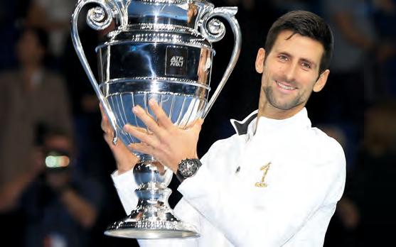 Novak Djokovic. Keiner kommt zurzeit an ihm vorbei. Die Rückkehr zum alten Team war seine beste Entscheidung im vergangenen Jahr. Foto: Jürgen Hasenkopf Novak Djokovic. Keiner kommt zurzeit an ihm vorbei. Die Rückkehr zum alten Team war seine beste Entscheidung im vergangenen Jahr. Foto: Jürgen Hasenkopf