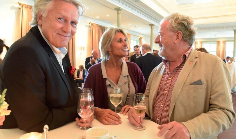 Christoph Becker und Ina Schrader mit Hans Duncker (Kapstadt)