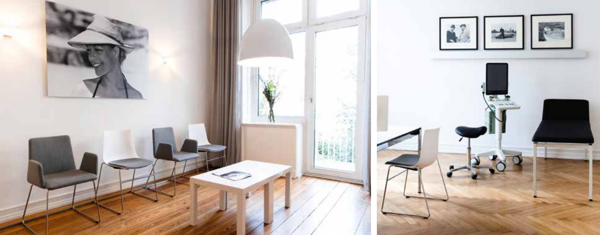 Warte- und Sprechzimmer im Flagship-Store der Hanse Chirurgie nach der Renovierung Warte- und Sprechzimmer im Flagship-Store der Hanse Chirurgie nach der Renovierung
