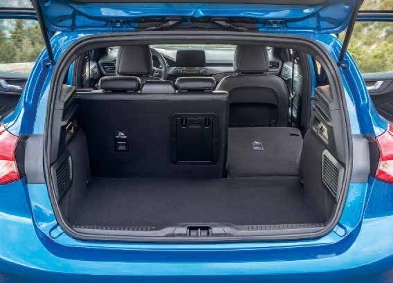 Geteilt umklappbare Rücksitze bieten ein Ladevolumen von bis zu 1.354 Litern. Foto: ©FORD Geteilt umklappbare Rücksitze bieten ein Ladevolumen von bis zu 1.354 Litern. Foto: ©FORD