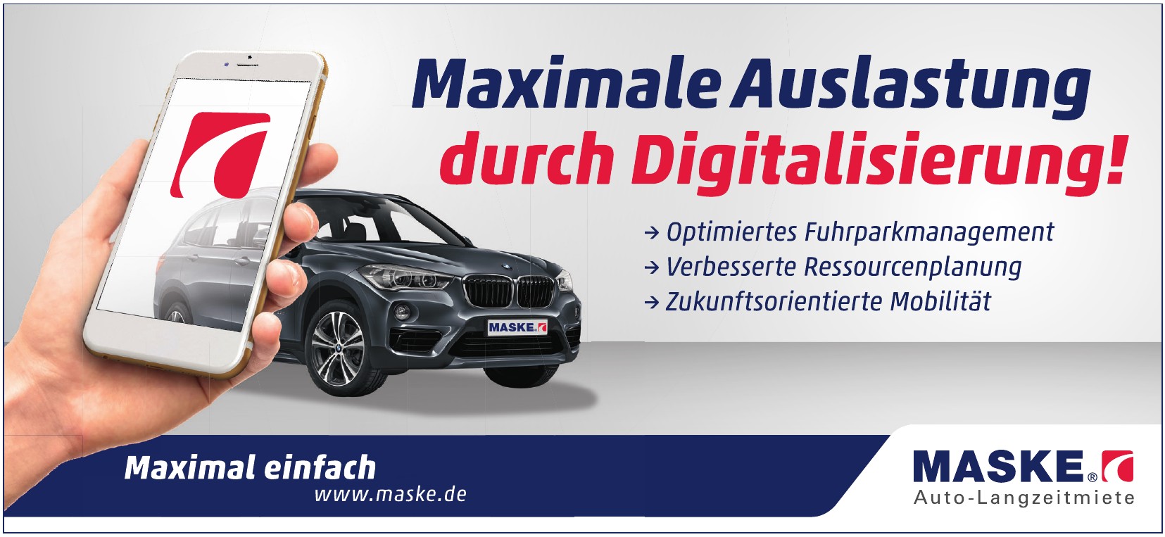 Maske Auto- Langzeitmiete