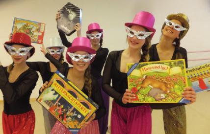 Proben für die Show der Ballettschule Schüßler-Preuß