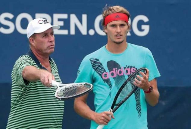 Alexander Zverevs neuer Coach, Ivan Lendl. Noch greift die Zusammenarbeit nicht. Foto: Jürgen Hasenkopf Alexander Zverevs neuer Coach, Ivan Lendl. Noch greift die Zusammenarbeit nicht. Foto: Jürgen Hasenkopf