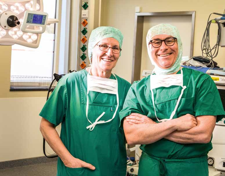Dream-Team: Anita König, seit 30 Jahren Anästhesistin am Bethesda Krankenhaus Bergedorf, und Prof. Dr. Marco Sailer, Ärztlicher Direktor und Chefarzt der Klinik für Chirurgie Dream-Team: Anita König, seit 30 Jahren Anästhesistin am Bethesda Krankenhaus Bergedorf, und Prof. Dr. Marco Sailer, Ärztlicher Direktor und Chefarzt der Klinik für Chirurgie