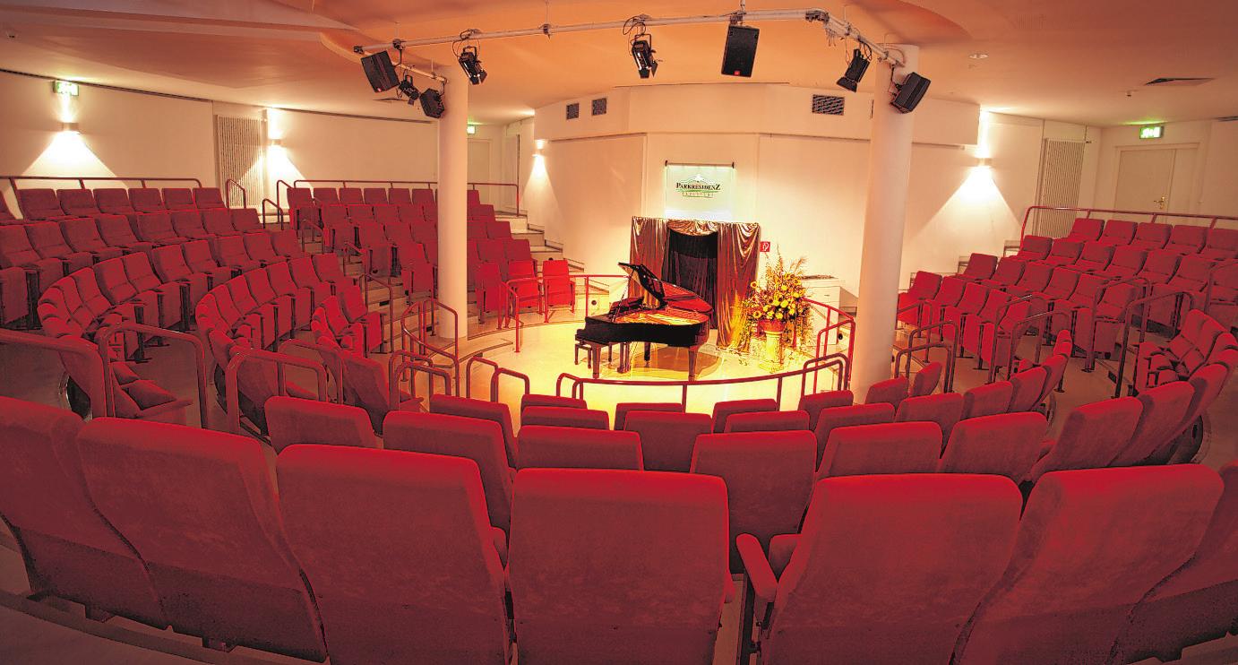 Ein Saal mit Atmosphäre und einer guten Akustik Foto: Parkresidenz Ein Saal mit Atmosphäre und einer guten Akustik Foto: Parkresidenz