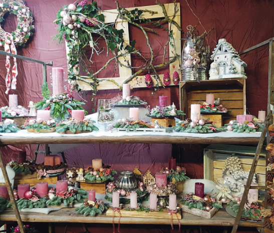 Bei der Adventsausstellung im Blumenhaus Breckwoldt können sich die Besucher von den zauberhaften Deko-Ideen inspirieren und auf Weihnachten einstimmen lassen Foto: Blumenhaus Breckwoldt Bei der Adventsausstellung im Blumenhaus Breckwoldt können sich die Besucher von den zauberhaften Deko-Ideen inspirieren und auf Weihnachten einstimmen lassen Foto: Blumenhaus Breckwoldt