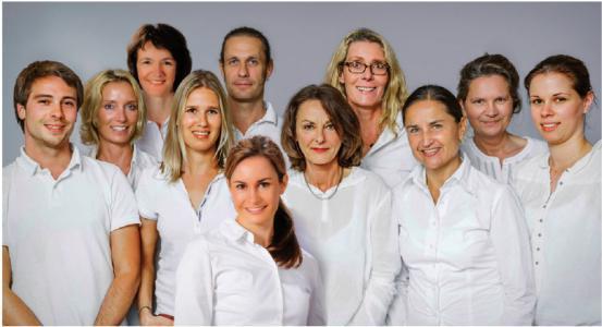 Für Ihre Gesundheit im Einsatz: Das Physio.Aktiv-Team in Nienstedten