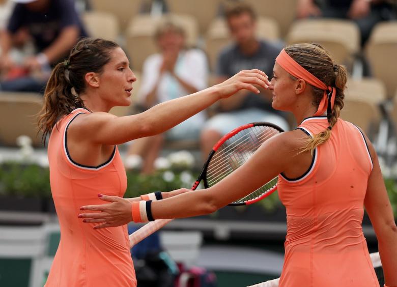 Sieg bei den French Open gegen Kristina Mladenovic, das gibt Selbstvertrauen für mehr. Foto: Jürgen Hasenkopf) Sieg bei den French Open gegen Kristina Mladenovic, das gibt Selbstvertrauen für mehr. Foto: Jürgen Hasenkopf)