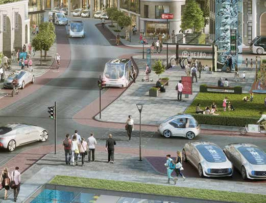 Ein Kernelement der urbanen Mobilität von morgen: Bosch und Daimler arbeiten an Lösungen, mit denen das vollautomatisierte und fahrerlose Fahren auf städtischen Straßen möglich wird Foto: Bosch Ein Kernelement der urbanen Mobilität von morgen: Bosch und Daimler arbeiten an Lösungen, mit denen das vollautomatisierte und fahrerlose Fahren auf städtischen Straßen möglich wird Foto: Bosch