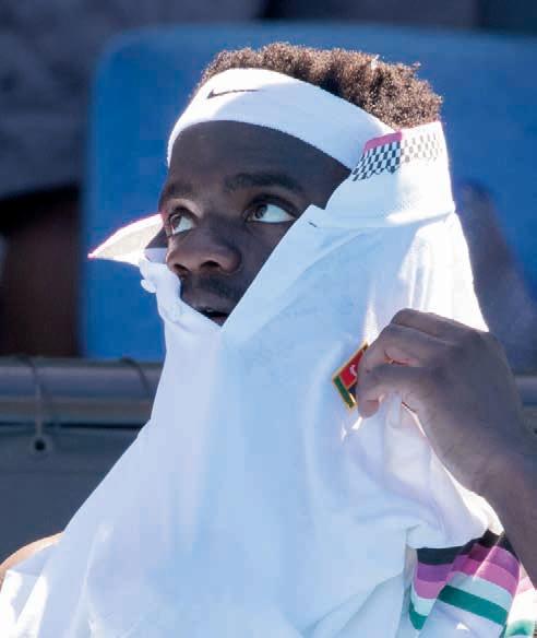 Frances Tiafoe stellte einen neuen Toilettenrekord auf, das stank Alexander Zverev gewaltig. Foto: Jürgen Hasenkopf Frances Tiafoe stellte einen neuen Toilettenrekord auf, das stank Alexander Zverev gewaltig. Foto: Jürgen Hasenkopf
