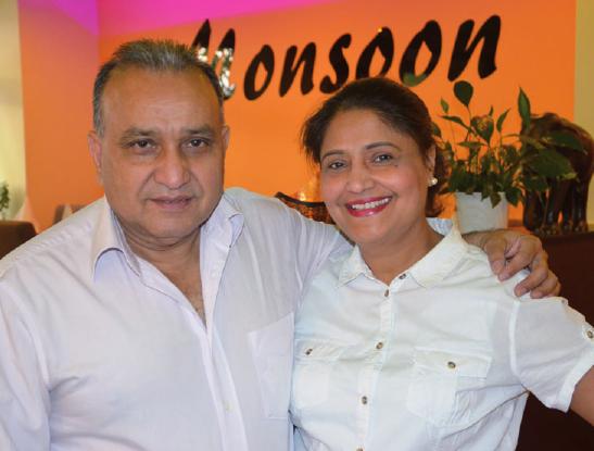 Vijay Shamsher Singh mit seiner Frau Inderjit Kaur