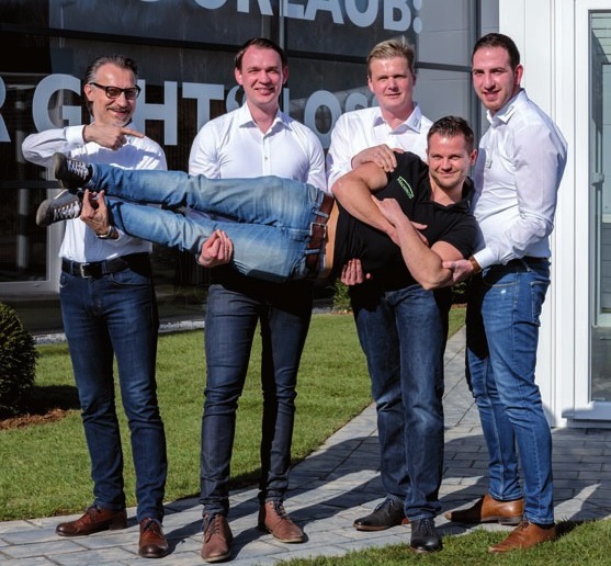 Das Verkäufer- und Aufmaßtechnikerteam von Maderos