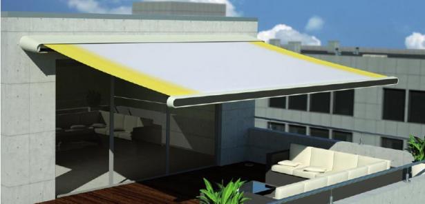 Stilvoller Sonnenschutz mit einer Markise von markilux