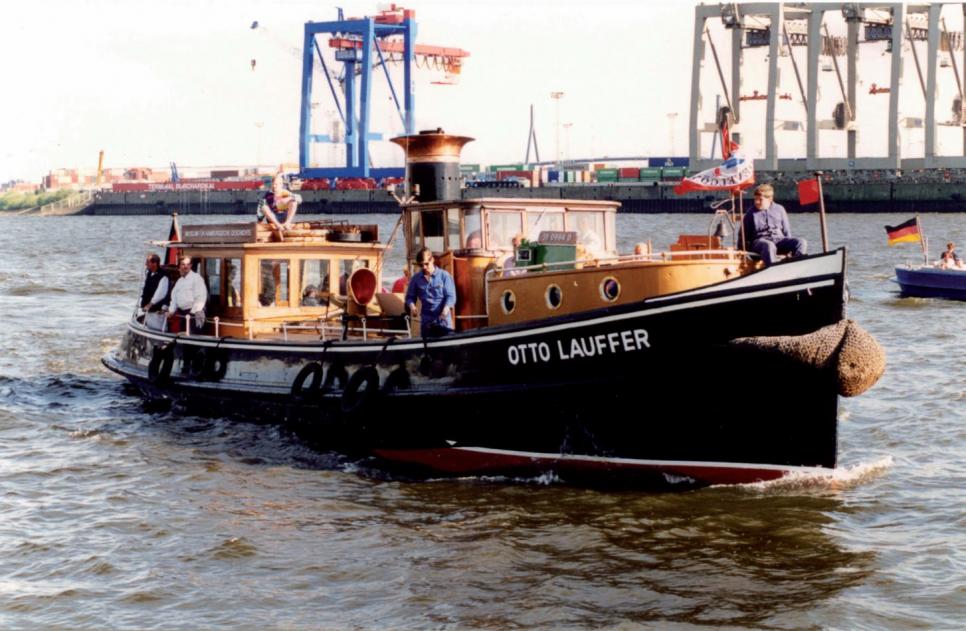 Die „Otto Lauffer“ im Museumshafen Övelgönne. Früher war sie die Polizei im Einsatz. Sie war das erste fahrbereite Museumsschiff.