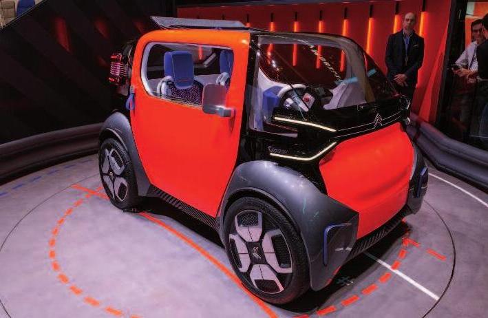 Der neue Freund des französischen Herstellers Citroën: das Ami One Concept Car. Fotos (4): GIMS PhotoproEvent.com Der neue Freund des französischen Herstellers Citroën: das Ami One Concept Car. Fotos (4): GIMS PhotoproEvent.com