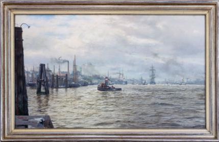 Ein Gemälde der Ausstellung