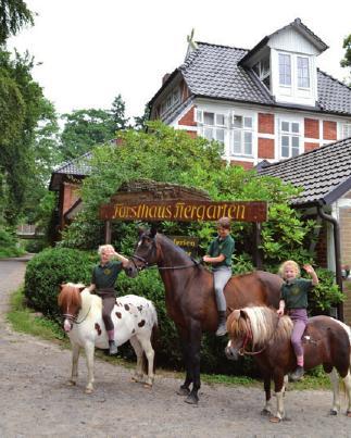 Idylle und Ferienspaß sind im Forsthaus Tiergarten garantiert