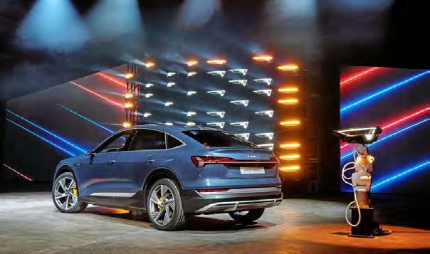 Eleganter Stromer: der Audi e-tron Sportback. FOTO: HERSTELLER Eleganter Stromer: der Audi e-tron Sportback. FOTO: HERSTELLER