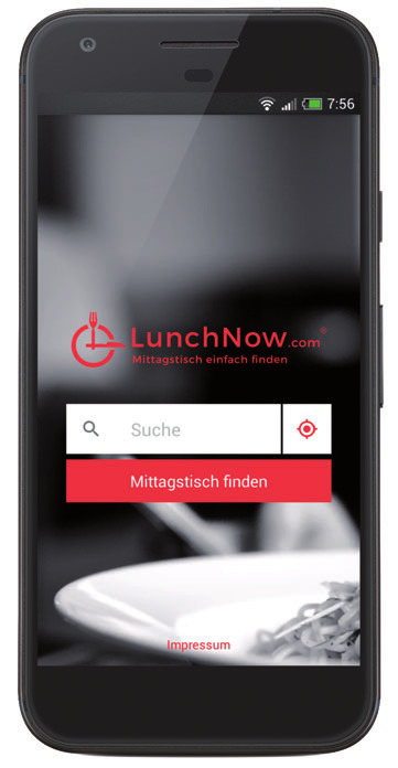 Die App für den Lunch